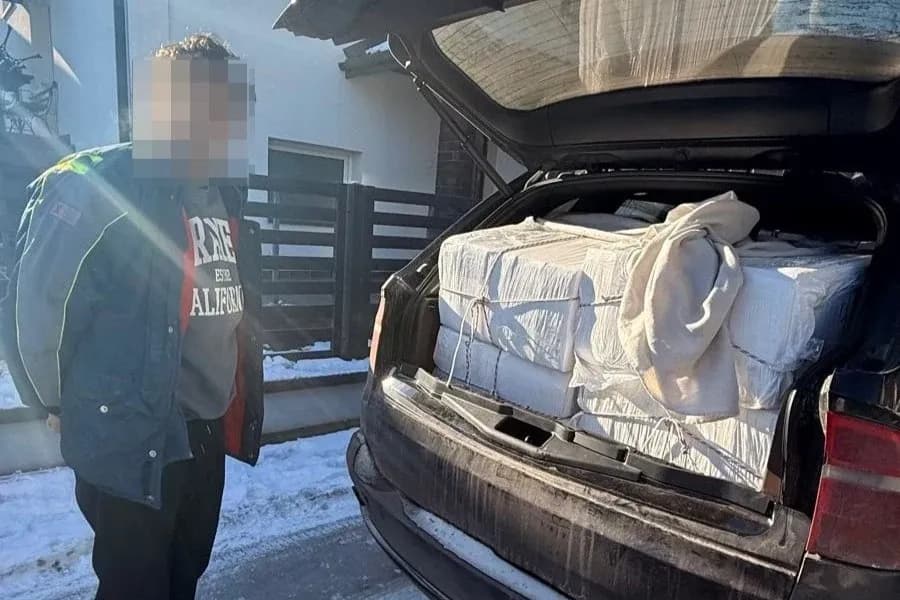 Один из арестованных. Фото: Пограничная служба Польши