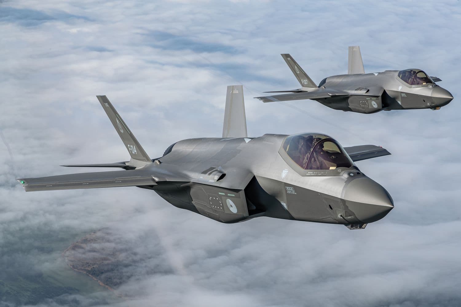 Истребители F-35, способные нести ядерное оружие. Иллюстративное фото: Netherlands Ministry of Defence