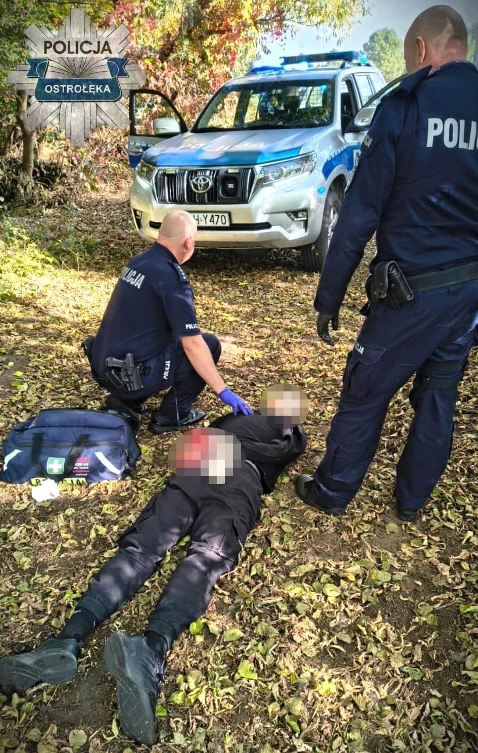 Задержание Якуба З. Фото: Policja Mazowsze / X