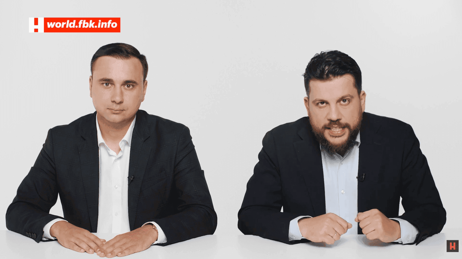 Иван Жданов и Леонид Волков презентуют «безопасные» донаты ФБК через Stripe. Скриншот: «Алексей Навальный» / YouTube