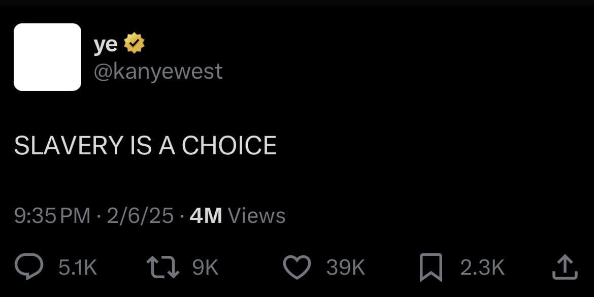 Скриншот: ye / X