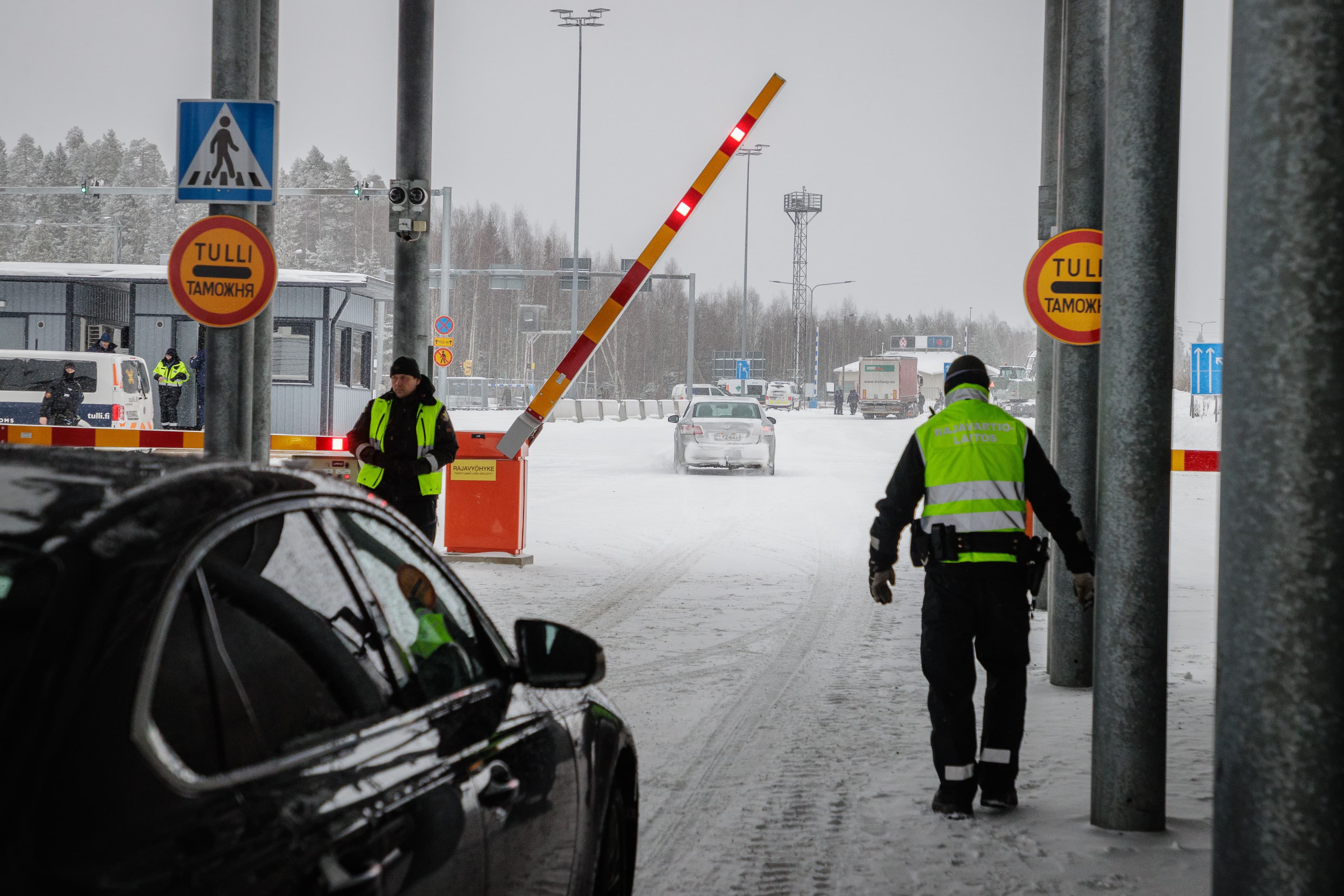 Граница России и Финляндии. Фото: Konstantin Sednev / Scanpix Baltics / Forum