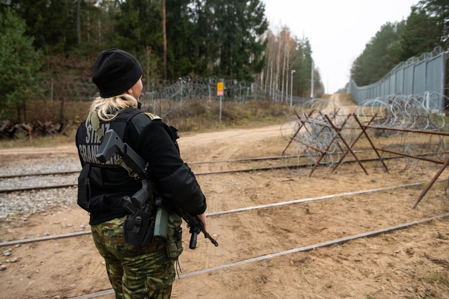 Обстановка на польско-беларусской границе, 12.11.2024. Фото: Michal Kosc / Forum