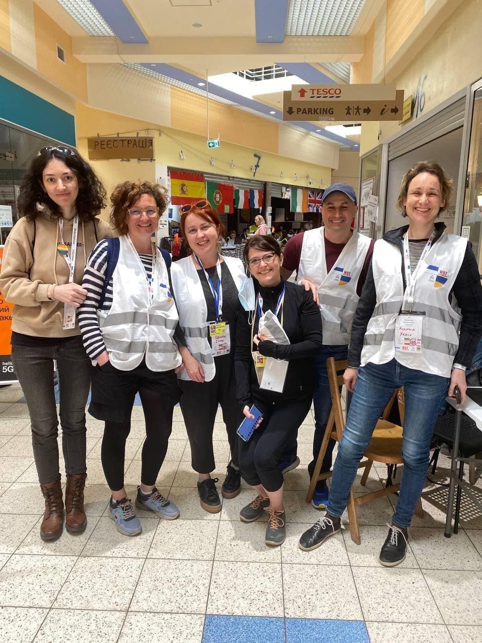 RFU в TESCO. Фото: Russians for Ukraine, Telegram