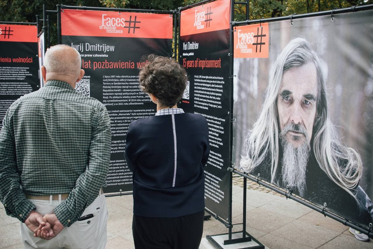 Выставка «Лица российского сопротивления». Фото: Дарья Кротова, Faces of Russian Resistance