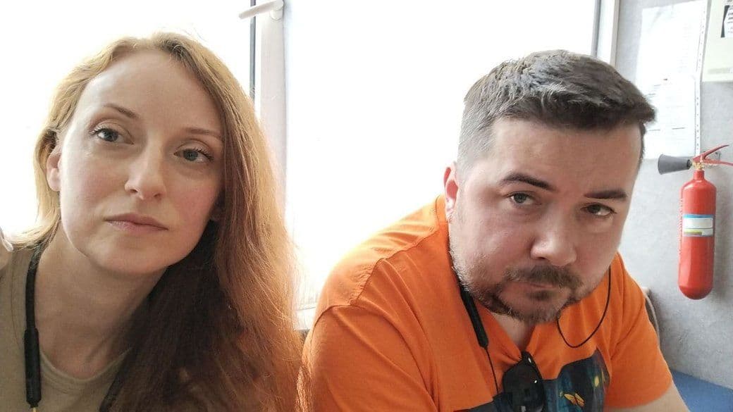 Иван Борисов с женой. Фото из семейного архива