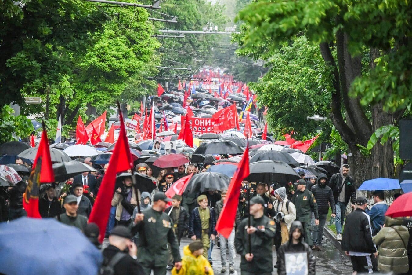 Фото: 9 мая в Кишиневе / Социальные сети