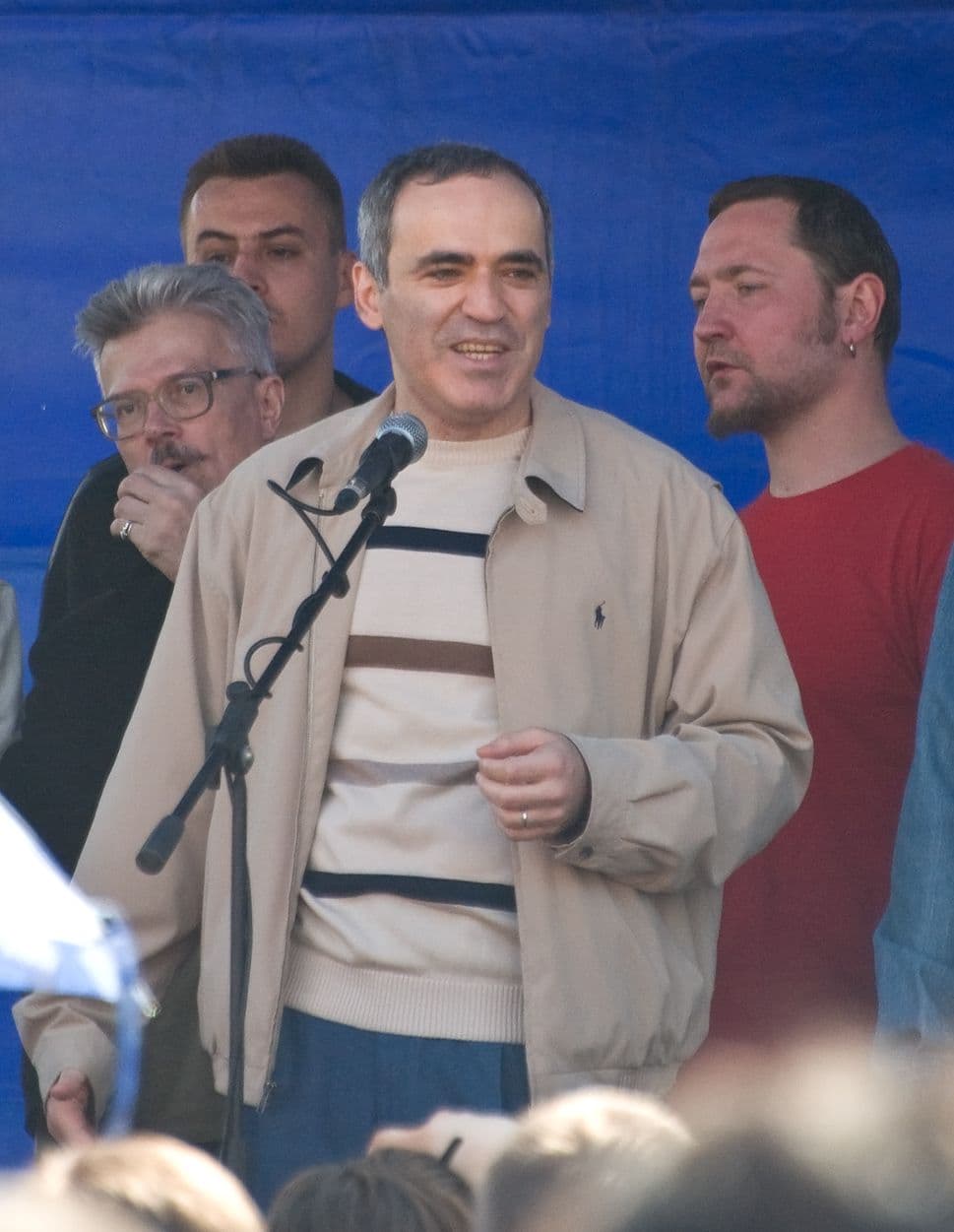 Гарри Каспаров и Эдуард Лимонов в 2008 году. Фото: George Shuklin / Wikimedia Commons