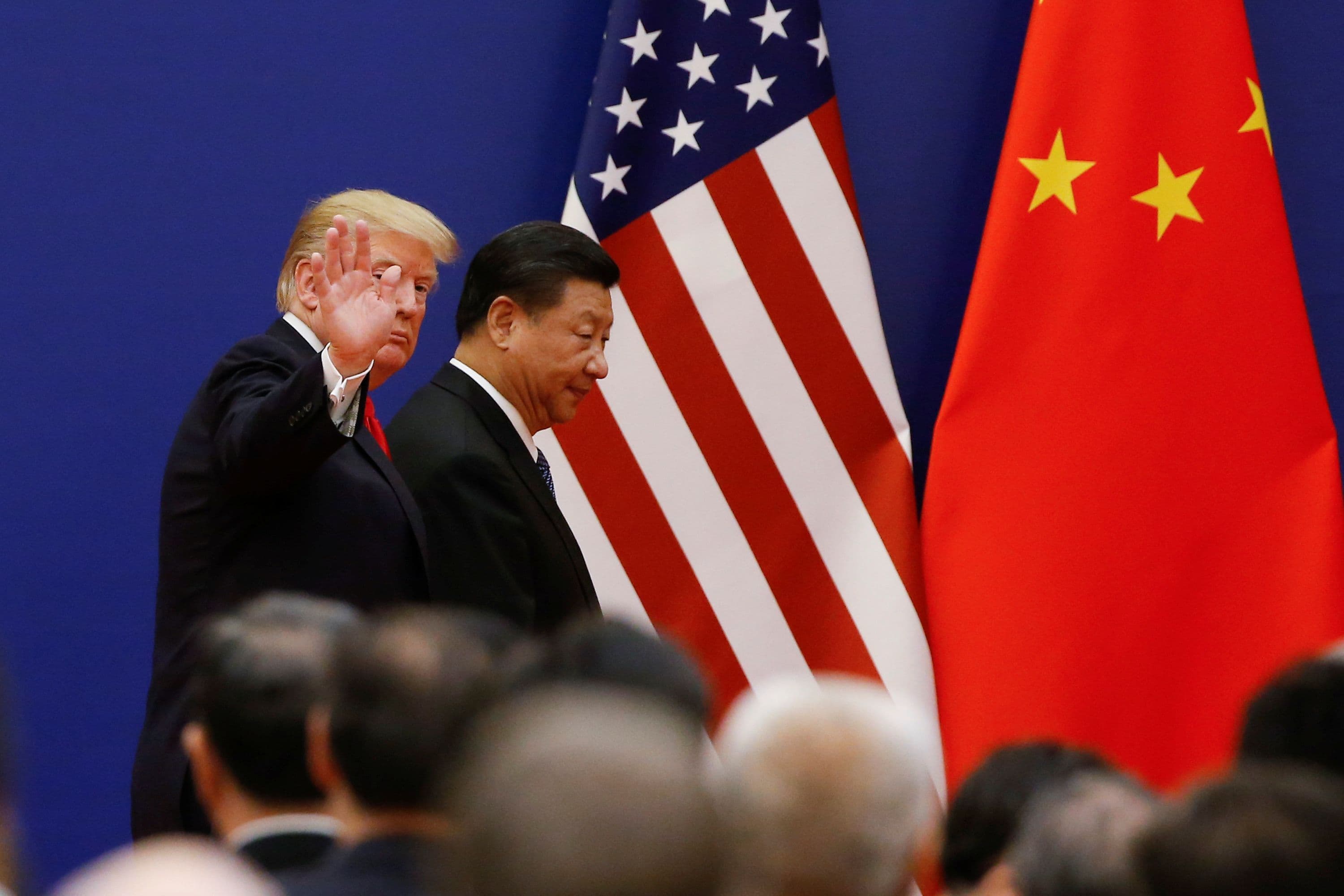 Дональд Трамп и Си Дзиньпинь в 2017 году. Фото: Thomas Peter / Reuters / Forum