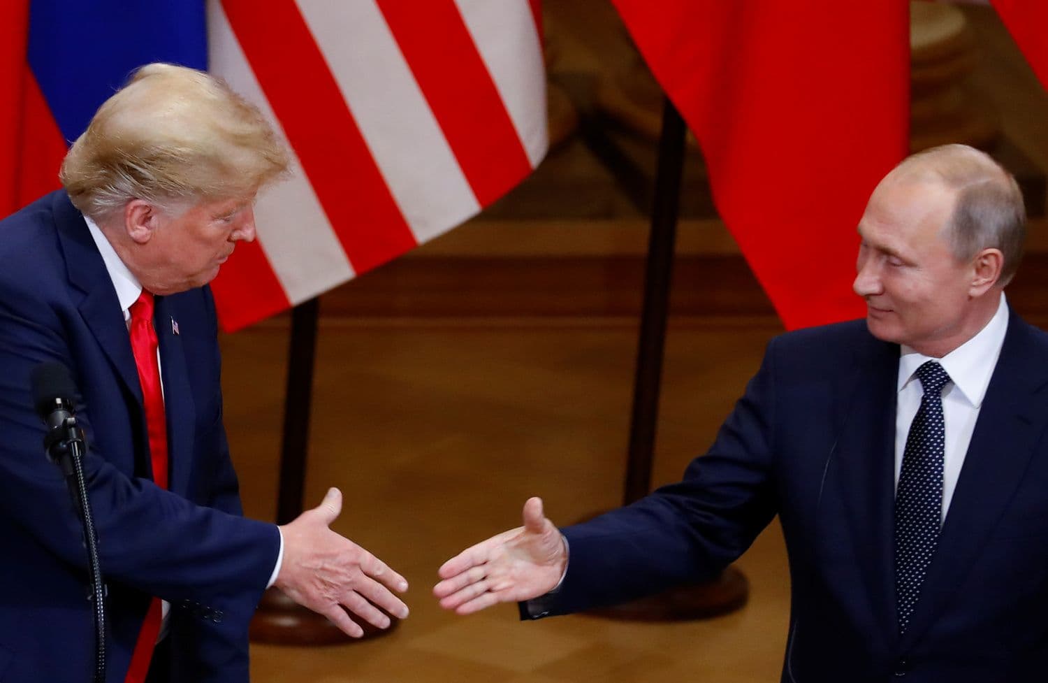 Встреча Трампа и Путина в 2018 году. Иллюстративное фото: LEONHARD FOEGER / Reuters / Forum