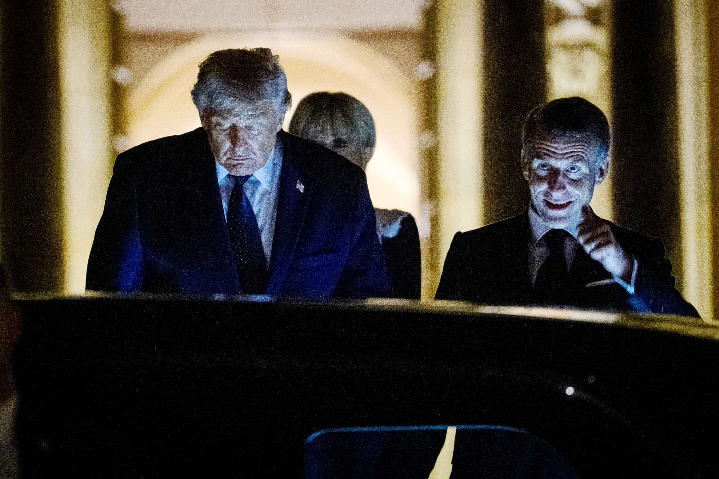 Трамп и Макрон. Фото: Tschaen Eric/Pool/ABACA / Abaca Press / Forum