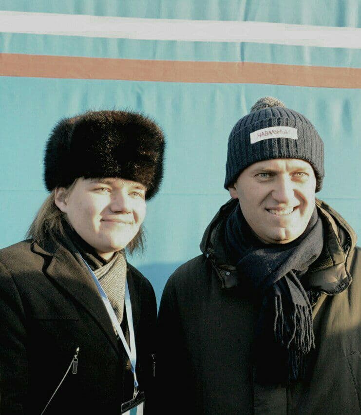 Лев Гяммер и Алексей Навальный. Фото: Лев Гяммер