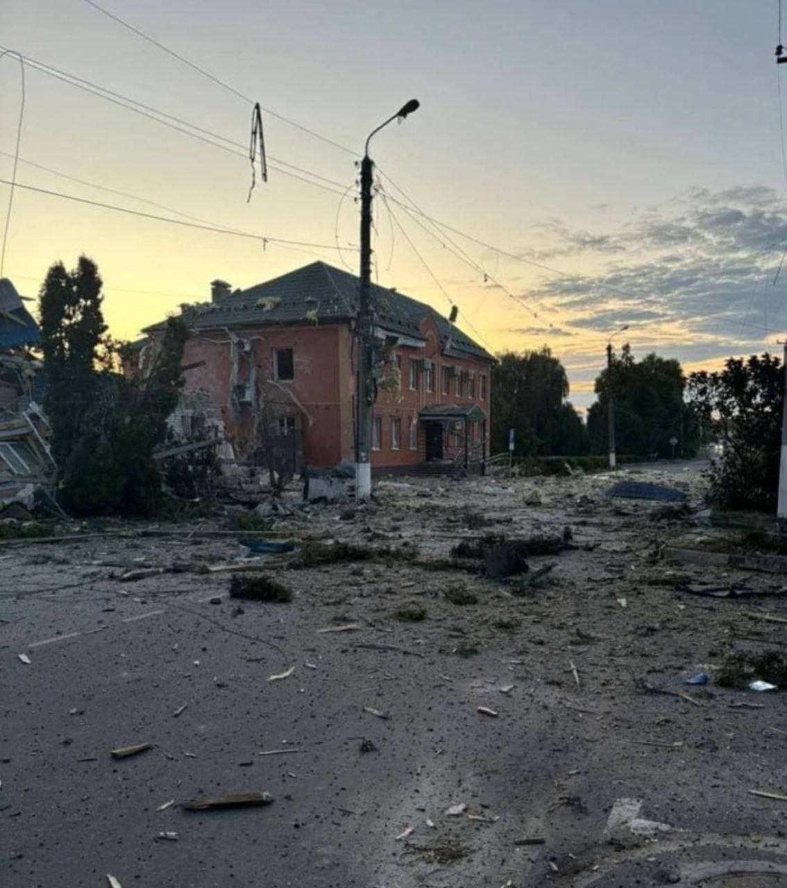 Последствия артобстрелов Курской области. Фото: соцсети